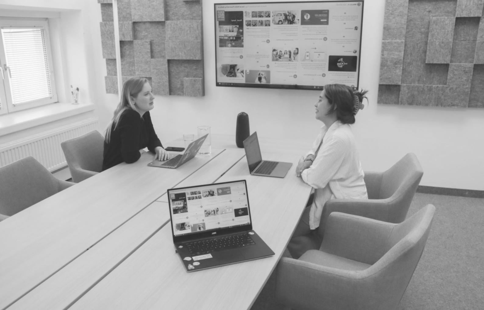 Student working through real business case study analysis