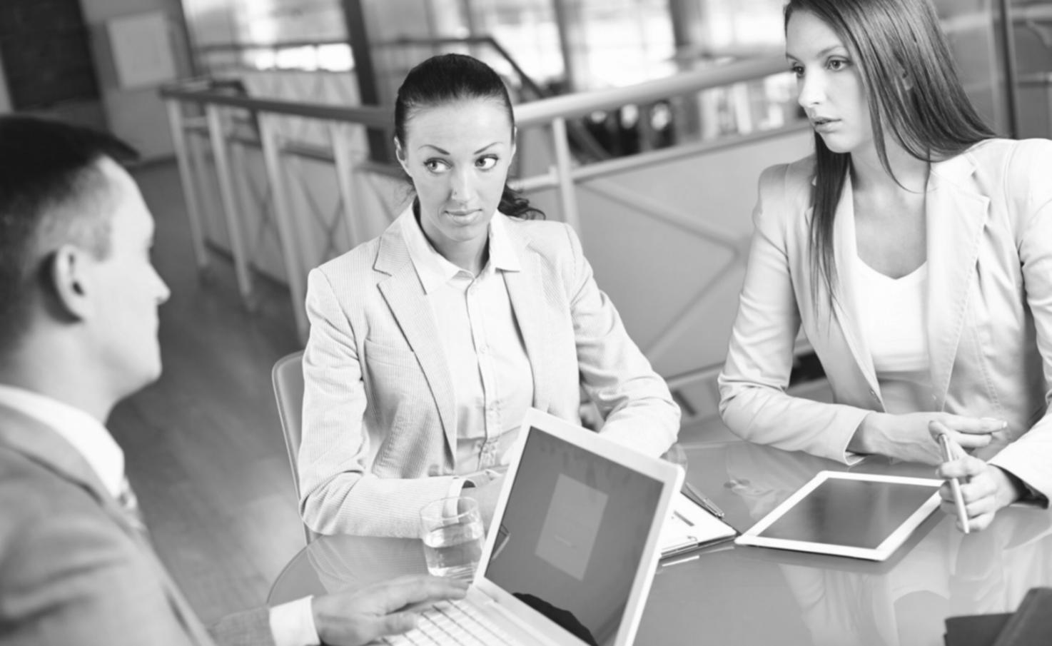 Professional financial analysis collaboration workspace with documents and data