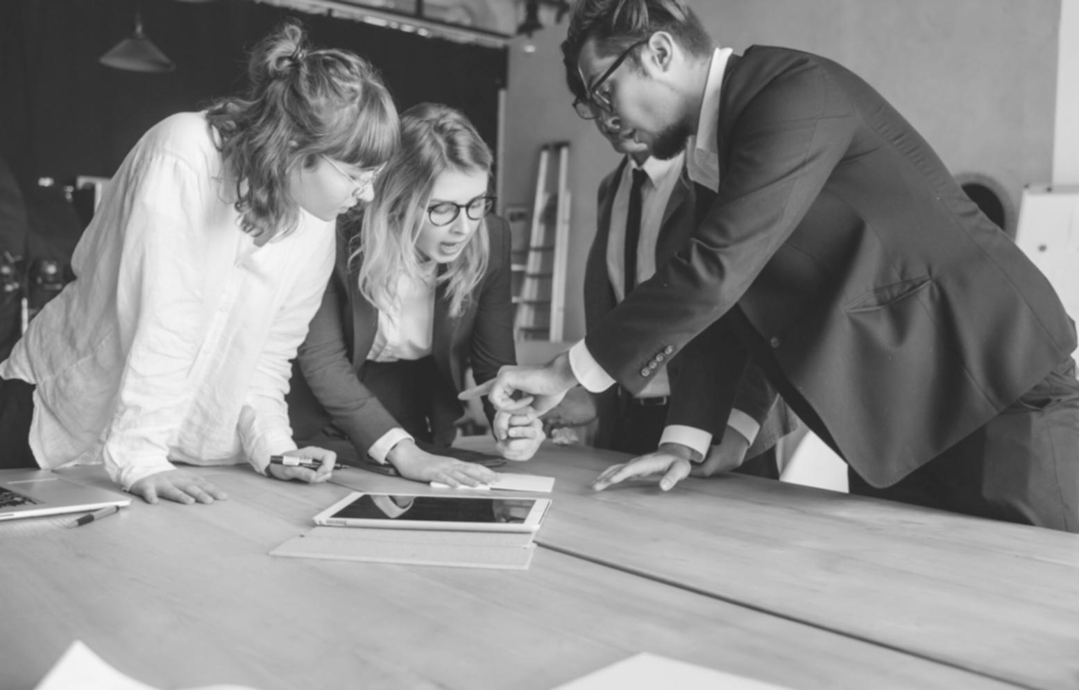 Financial planning workspace with charts and analysis tools